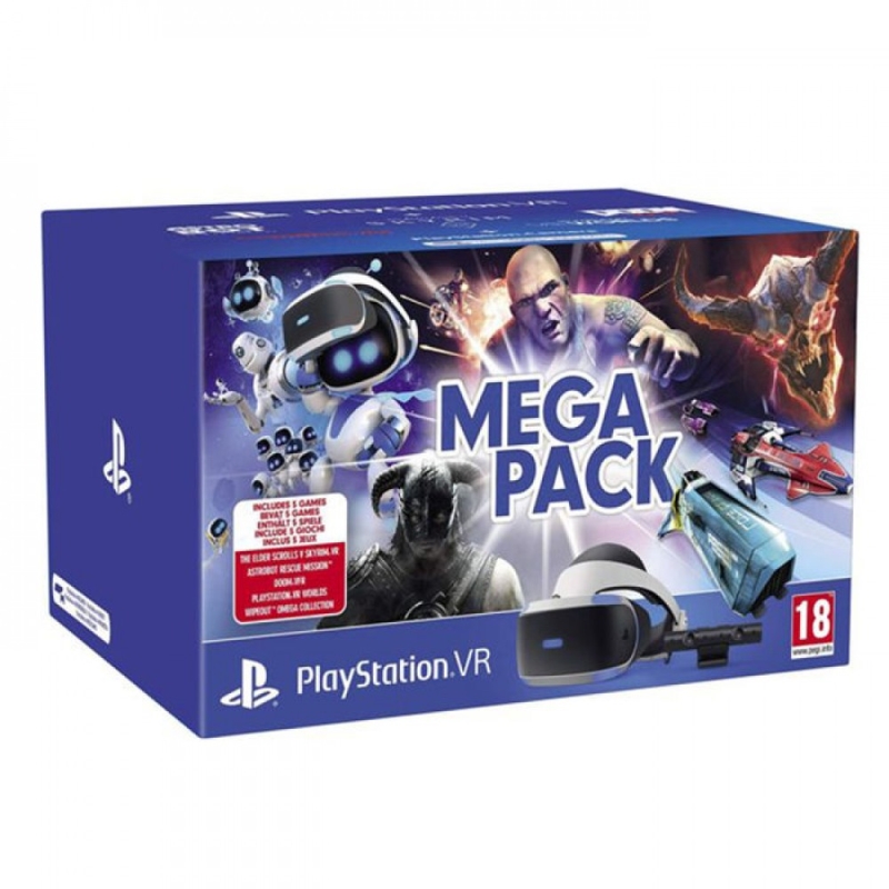 SONY Playstation VR Camera megapack 5 giochi bundle
